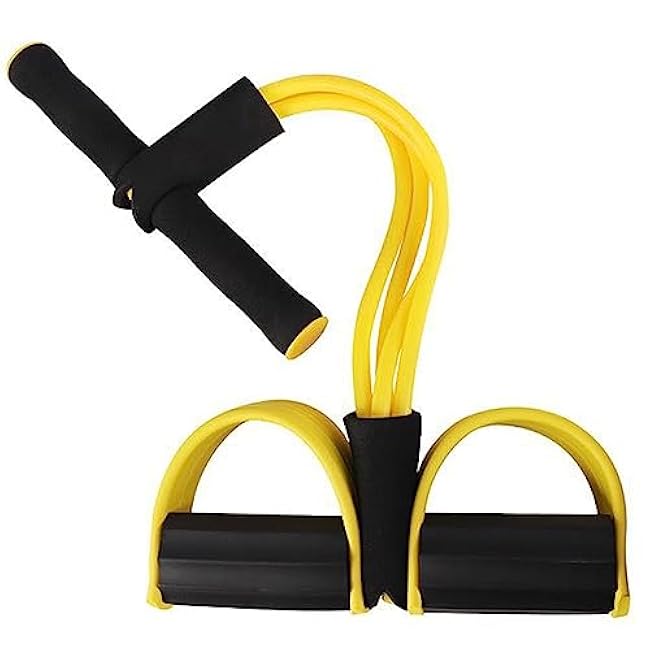 Multifunction Tension Rope, Elastic Yoga Pedal Puller Resistance Band, Hand Grip Strengthener Fitness Equipment, for Abdomen/Waist/Arm/Leg Stretching Slimming Training (Color : #5, Size : 1pc)