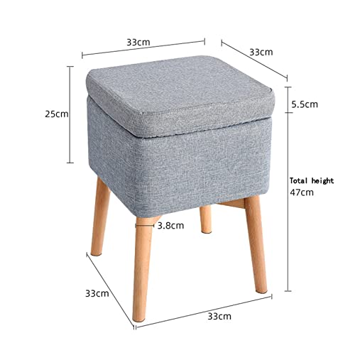 Repose-pieds pour la chambre comme solution de rangement compacte - 4