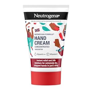Neutrogena Norwegian Formula Concentrated Unscented Hand Cream smoothes and softens hands for instant, lasting relief from dry, chapped skin, thanks to its nourishing formula, rich in glycerin. 50 ml