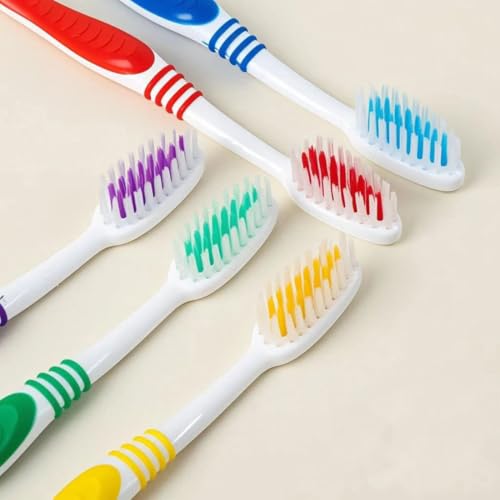Brosse à dents souple adulte en lot de 100 pièces individuelles pour l'hygiène des invités d'hôtel