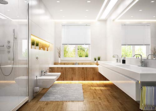 Victoria M. Aluminium Jalousie 25mm, 140 x 220 cm, holzdunkel – Ansicht 2