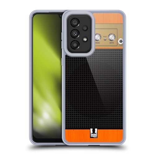 Head Case Designs Orange Chorus Guitar Amp Soft Gel Case [Military Grade Protection] Compatible with Galaxy A33 5G (2022)