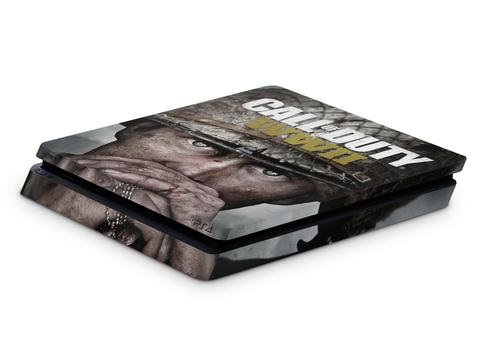 Elton Call of Duty WWII Theme 3M Skin Sticker Cover for PS4 Slim Console and Controllers [video game]