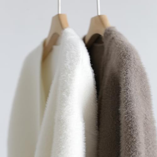 Image of JASCLS Women's Casual Loose Knit Cardigan Oversized Color Block Full Sleeve Sweaters for Women