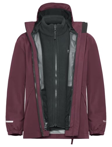 Jack Wolfskin Mädchen Iceland 3in1, Amaranth, 140 EU