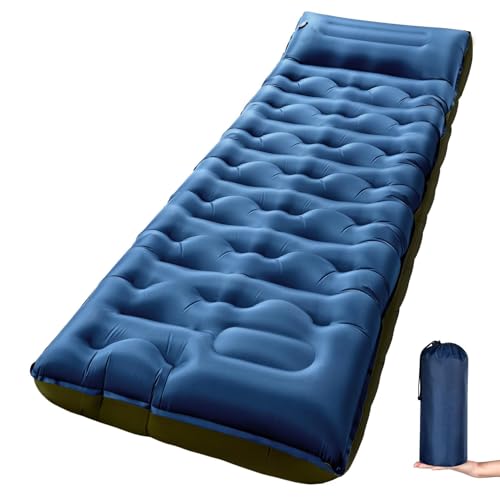 KASBAH Camping Sleeping Pad,Extra Wide 6 inch Thick Inflatable Sleeping...