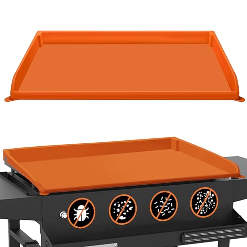 NancyL 36 Inch Silicone Griddle Cover for Blackstone Full-Wrap 36 Griddle Mat Protective Grill for Blackstone Protector Accessories Kit Protect from Rust Rodents Insects Debris