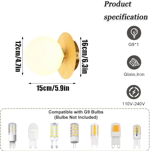 Aplique de pared de hierro moderno para iluminar pasillos oscuros con estilo 7