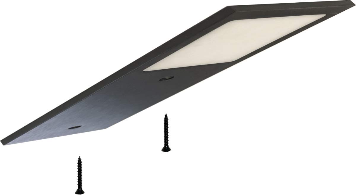 ACCE Super dünn und Aluminiumkörper LED Unterbauleuchte Küchen Möbel Leuchte Neutralweiß oder Warmweiß inkl Konverter ein Strahler mit Schalter (Neutralweiß, 3ER)