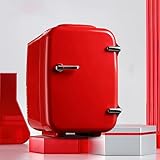 Refrigerador Pequeño para Automóvil, Mini Refrigerador Portátil De Una Sola Puerta, Refrigerador Compacto Productos para El Cuidado De La Piel, Refrigerios, Latas, Cosméticos Y Bebidas