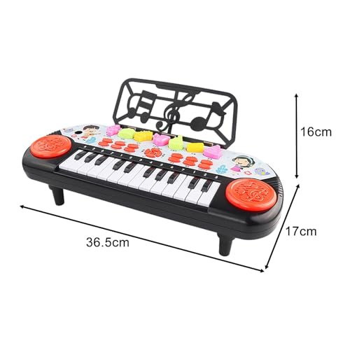 Qianly Clavier électronique 24 touches clavier de piano orgue électronique portable jouet de piano musical pour l’éveil de la patience de la mémoire, Rouge - Les Beatles, Paul McCartney, John Lennon, RIngo Starr, George Harrison Qianly Clavier électronique 24 touches clavier de piano orgue électronique portable jouet de piano musical pour l'éveil de la patience de la mémoire, Rouge – Image 4