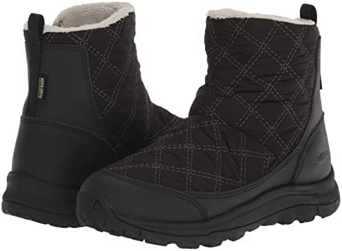 KEEN Women's Terradora 2 Wintry Pull On Insulated Waterproof Snow Boot, Black/Black, 9 | Image 6