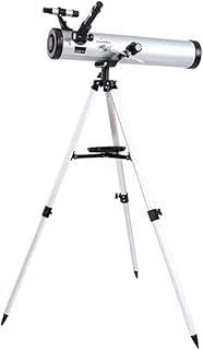 Astronomical Telescope, 700/76mm Refractor Telescope 350X HD Lens Monocular Telescope with Phone Holder Adjustable Tripod 3X Lens Moon Filter