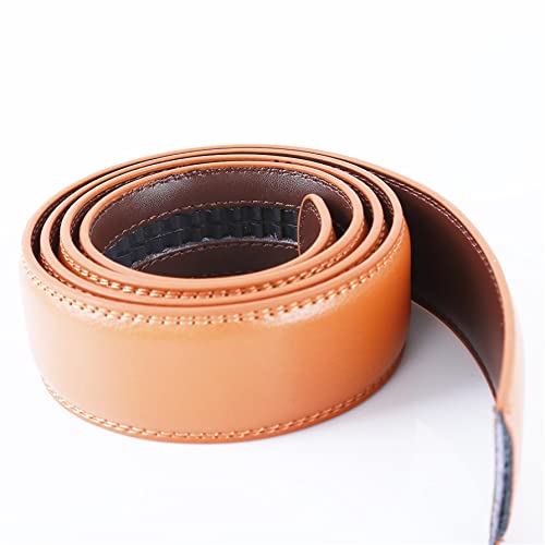 DAMAJI Ratchet Belt Replacement Strap, PU Leather Belt Strap for 35MM Slide Click Buckle2