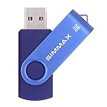 SIMMAX 32GB Memory Stick USB 2.0 Flash Drives Swivel Thumb Drive Pen Drive (32GB Blue)