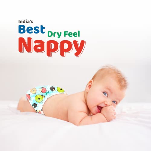 Image of CLOTH NAPPY PACK OF 2 (FLORESCENT & SHEEP)