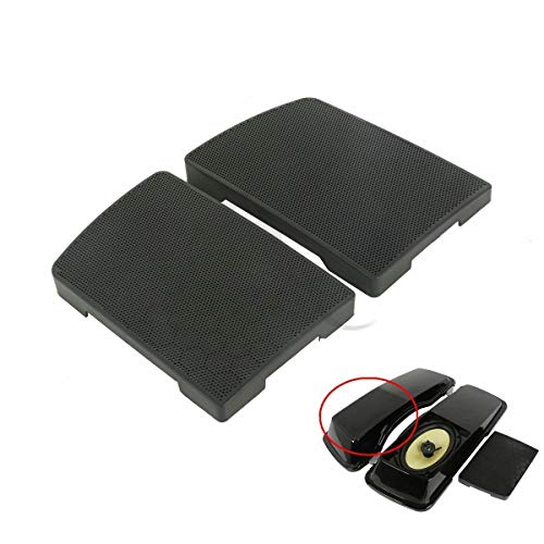 SLMOTO 6X9 Saddlebag Lid Speaker Grills Covers Fit for Harley Touring Road King, Road Glide, Street Glide, Electra Glide, Ultra-Classic 1993-2013