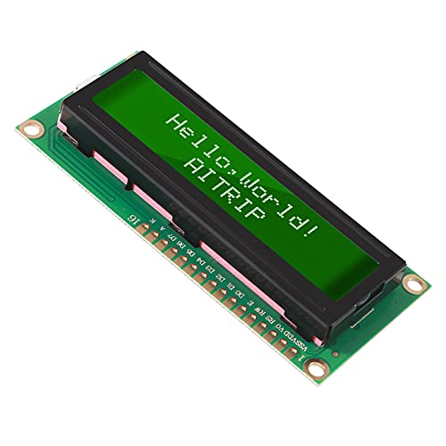 Aitrip 5 Pcs Hd44780 1602 Lcd Display Module Dc 5V 16X2 Character Lcm Green Blacklight For Arduino Also Compatible With Raspberry Pi Stm32 Diy Maker Project thumb #4