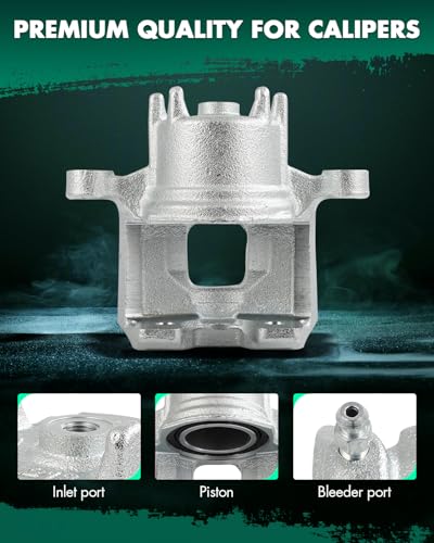 Image of SCITOO 345084 345085 Front Left & Right Disc Brake Calipers Assembly Without Bracket For Mitsubishi For Mirage 2017-2021,For Mitsubishi For Mirage G4 2017-2021