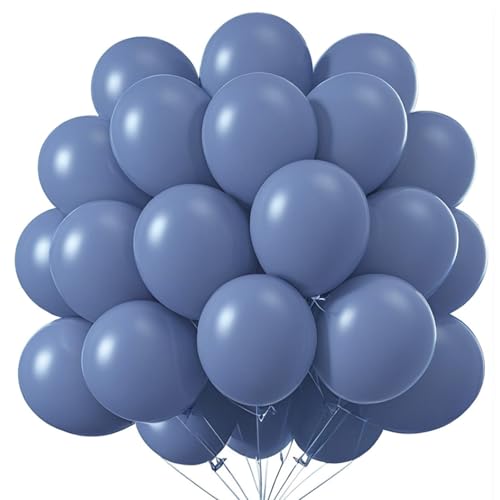Ballons Grise Rétro,100 Pcs 10 Pouces Latex Ballons Helium,Ballons Anniversaire,Ballon pour Mariage, Ballon Grise pour Decoration Anniversaire Mariage Baptême Fête à Thème Baby Shower