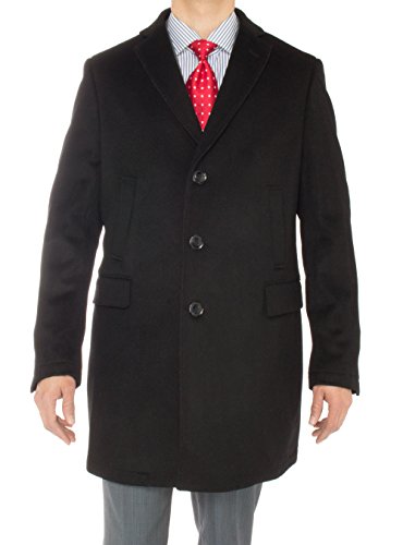 GN Luciano Italian Men's Cashmere Trench Coat Modern Topcoat Overcoat
