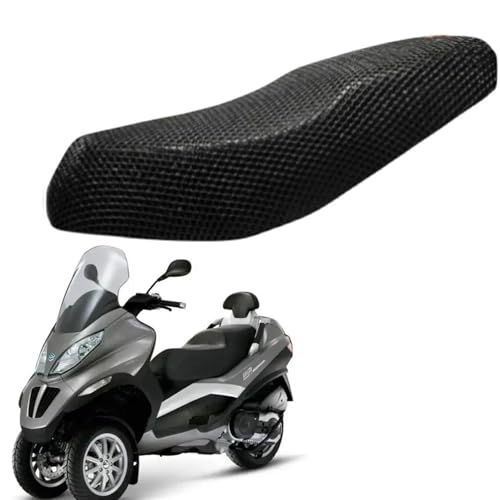 YZCSYBBF Funda De Asiento De Motocicleta con Malla Transpirable 3D, Funda Protectora De Cojín para Asiento De Sillín De Tela De Nailon para Piaggio MP3 300 500 Funda Protectora de Asiento