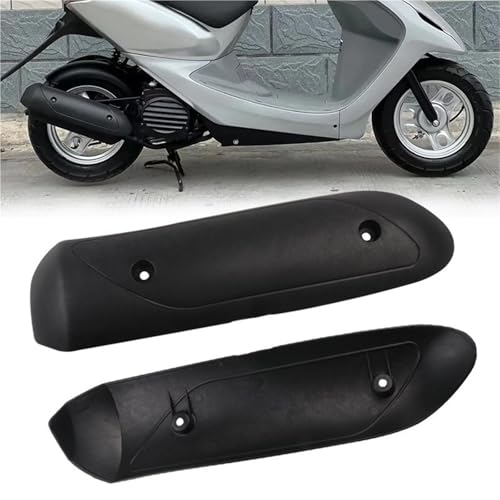 Protector térmico de escape para solucionar quemaduras en moto DIO 50 2
