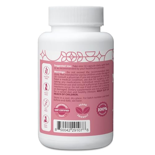Image of Pattern Wellness Menopause Complex - Herbal Supplement for Women's Wellness & Hormone Health Support - with Black Cohosh, DIM & Bioperine - 30 Vegan Capsules, 3rd Party Tested