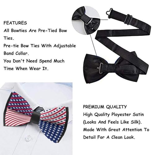 Supdreamc Boys Pre-Tied Bow Tie - Classic Design for School Uniform & Parties3