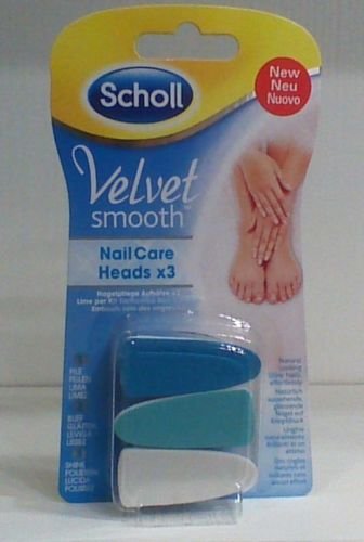DR. SCHOLL Velvet Smooth Kit électronique Nail Care 3 recharges