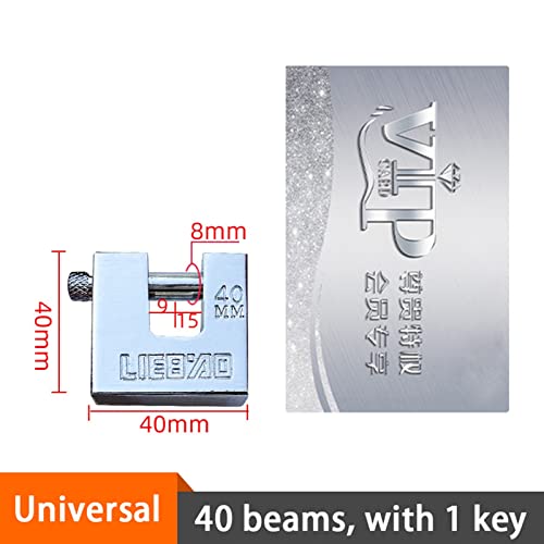 Cadenas rectangulaire en acier inoxydable 50mm de qualité supérieure