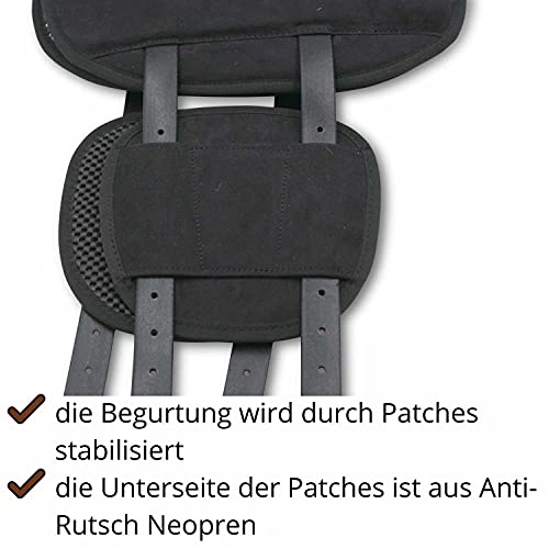 Foto von AMKA Reitpad Bareback Pad aus Wildleder Komfort Gr. Warmblut für Erwachsene
