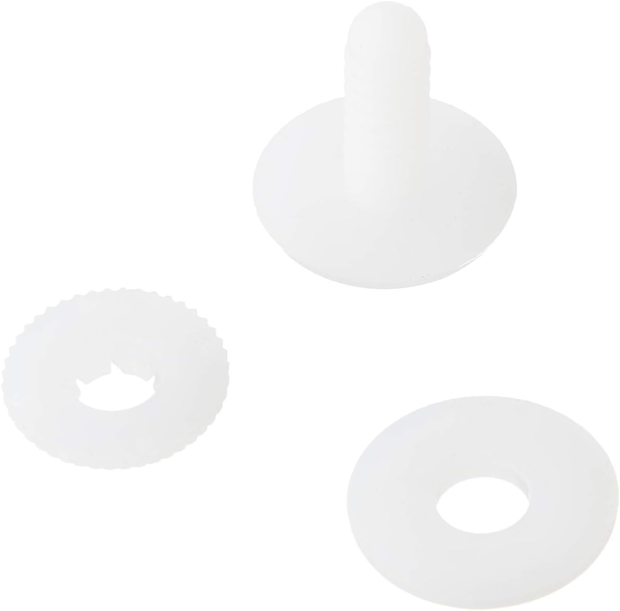 Craft Desinger PW20 Doll Joints 20Mm 12 Sets, White