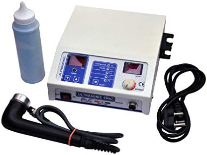 Ultrasonic Physiotherapy Machine 1MHz With Timer & Output Display, 5 Modes Continuous & Pulsed Therapy, High Output C5200 Mosfet, Metal Frame, 1 Year Warranty
