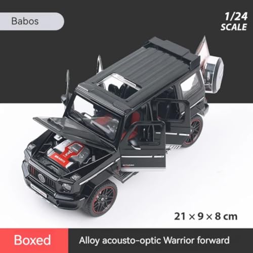 Image of 1:24 Mercedes-Benz Brabus G800 Die-Cast Model Car - Luxury Alloy Metal SUV with Pull-Back Action, Openable Doors & Detailed Interior [ Colour As Per Stock ]