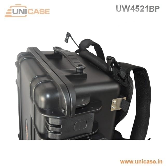 Image of UNICASE Heavy Duty Waterproof Protective Hard Shell Plastic Pelican case for Drones, Cameras & Accessories and Electronic Equipment�s Carry Case Empty (UW4521-BP)