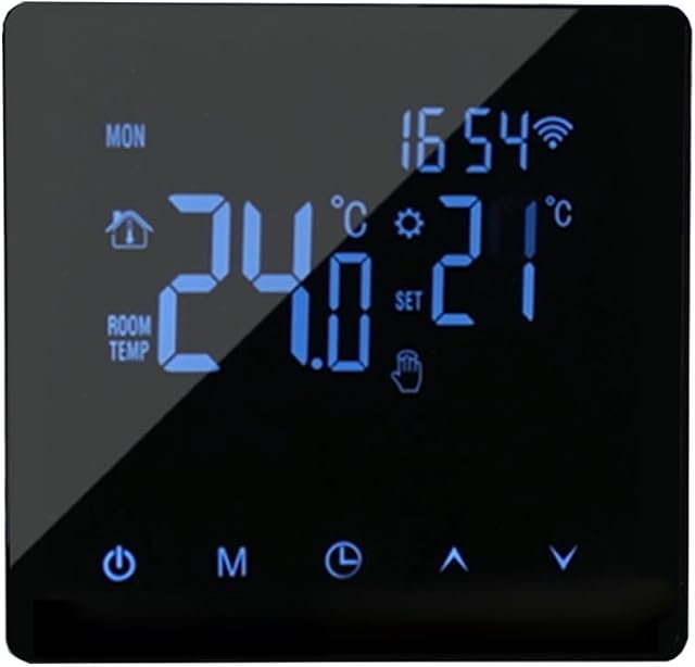 Thermostat Intelligent pour Maison Thermostat Intelligent avec Écran Tactile (Chauffage Électrique)