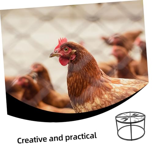 Mangeoire et abreuvoir de poules Mikikit avec support en métal - 5