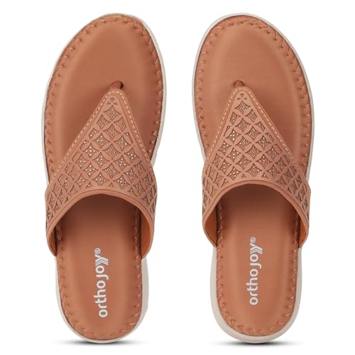 Image of ORTHO JOY doctor Fancy Slipper for women || Orthopedic Women's Fancy Sandal For Women