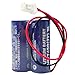 Zivases CR17450-2WK27 / D80UB016170 3V Replacement PLC Battery 2*CR17450 Battery Pack for Mazak 2CR17450 3V Battery