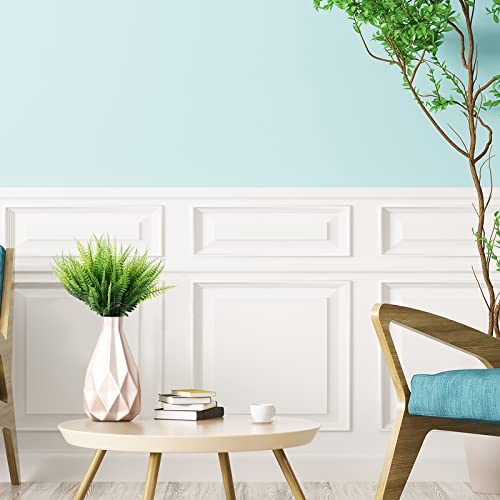 Waydress ME-WAYDRESS-119504 20 Pack Artificial Outdoor Plants Fake Boston Fern Bulk Greenery Uv Resistant Fake Plants Shrubs Plastic Plant thumb #4