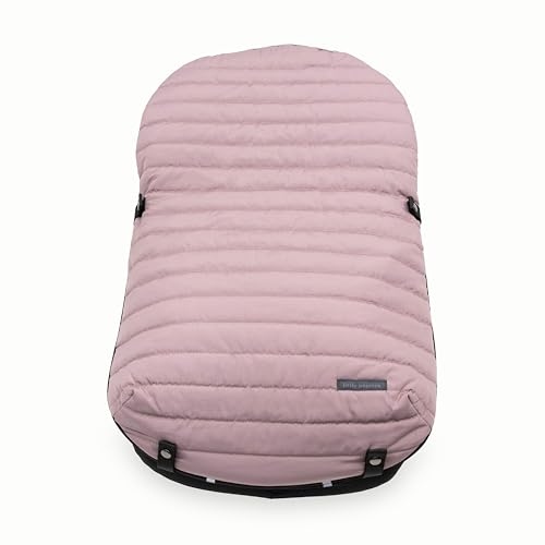 Image of Little Unicorn Infant Car Seat Footmuff - Weather-Resistant Baby Bunting Bag with Magnetic Closure, Non-Slip Backing & Open Harness Design - Universal Fit Winter Cover for Baby Car Seat & Stroller