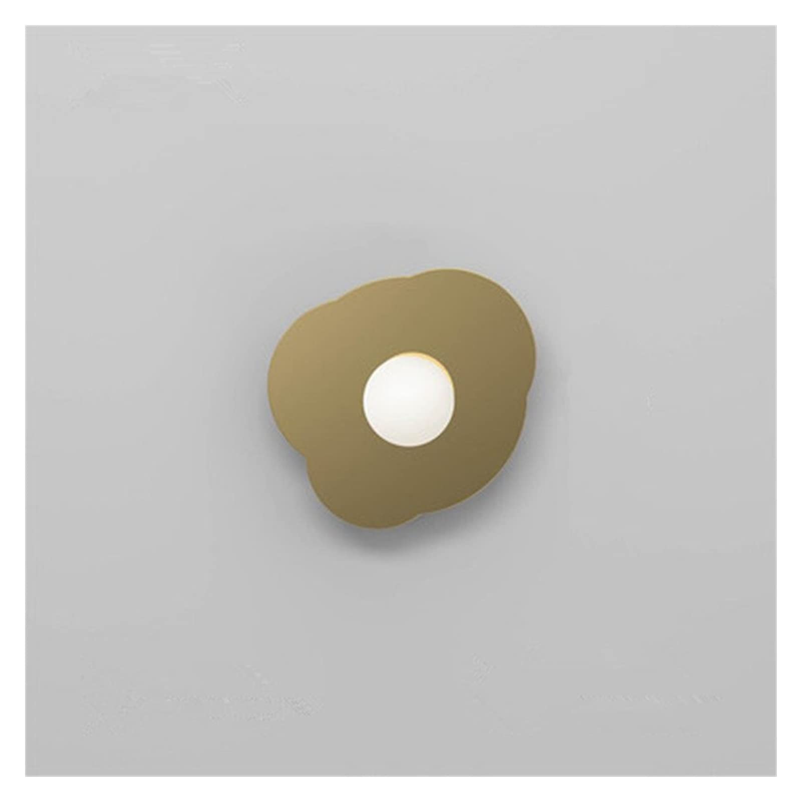VDOQTLJT Wall lamp Lamp Minimalist Corridor Aisle Designer - Bedroom Study Background Simple Household 's Small Sconce(Agoldsection,CoolWhite)