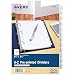 Avery 11313 Preprinted Tab Dividers, 12-Tab, 8 1/2 x 5 1/2, White