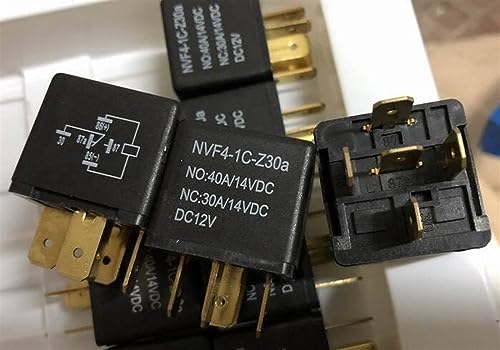 Relais NVF4-1C-Z30A 24VDC 40A haute performance à 5 broches pour camion