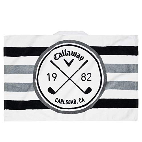 Callaway Golf 30X20 Tour Authentic Towel , White/Black/Charcoal #TOP15
