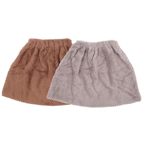 IWOWHERO 2pcs Broom Cover Water Absorption for Household Easy to Wash Reuse Efficient Dust Hair Removal Random Color for Home Hotel Restaurant