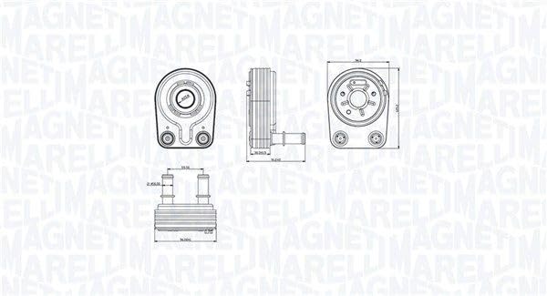 Refroidisseur d'huile Fiat Punto résout la surchauffe moteur Magneti Marelli