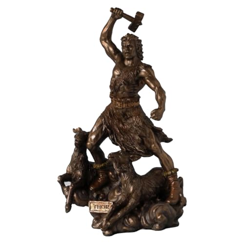 Statuette en polyrésine Thor Parastone pour collectionneur d'art et d'histoire
