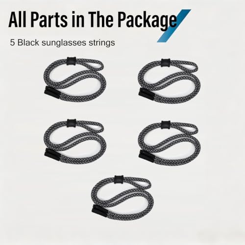 Image of 3tyto Glasses Strap, Sunglasses Strap for Men Women, 5 Pcs Eyeglasses Strap